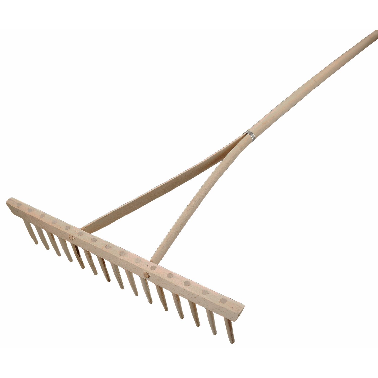 HRABLE 14 zub. s drev. kolikmi -kolik priem. 11,5 mm - Záhradné náradie | Dom a záhrada