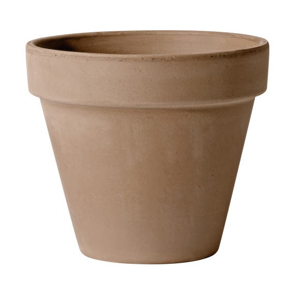 Z KVET. VASO 17cm MOKKA
