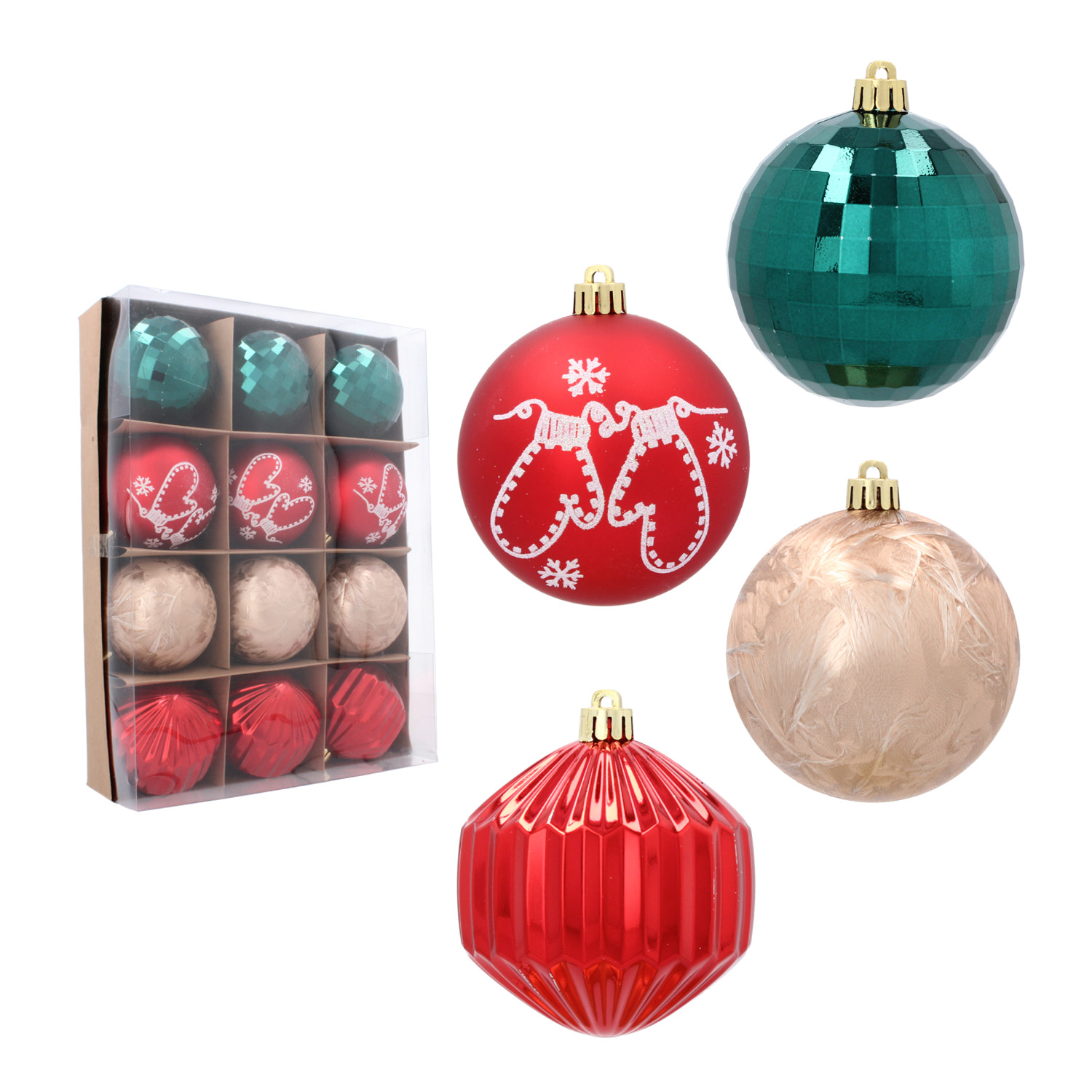 VIAN. GULE 12ks 8cm mix