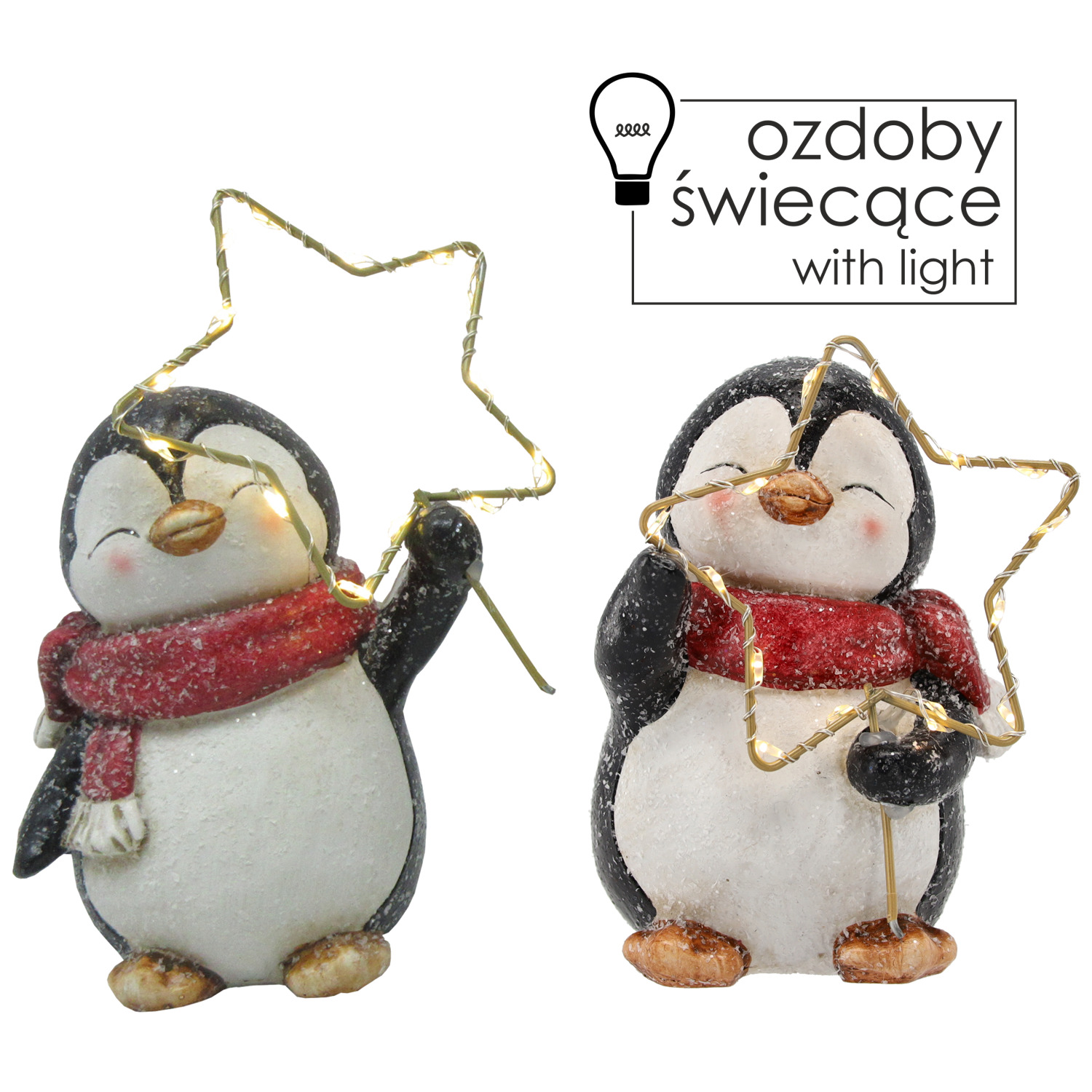 VIAN. DEKORACIA tucniak s hviezdou 14cm