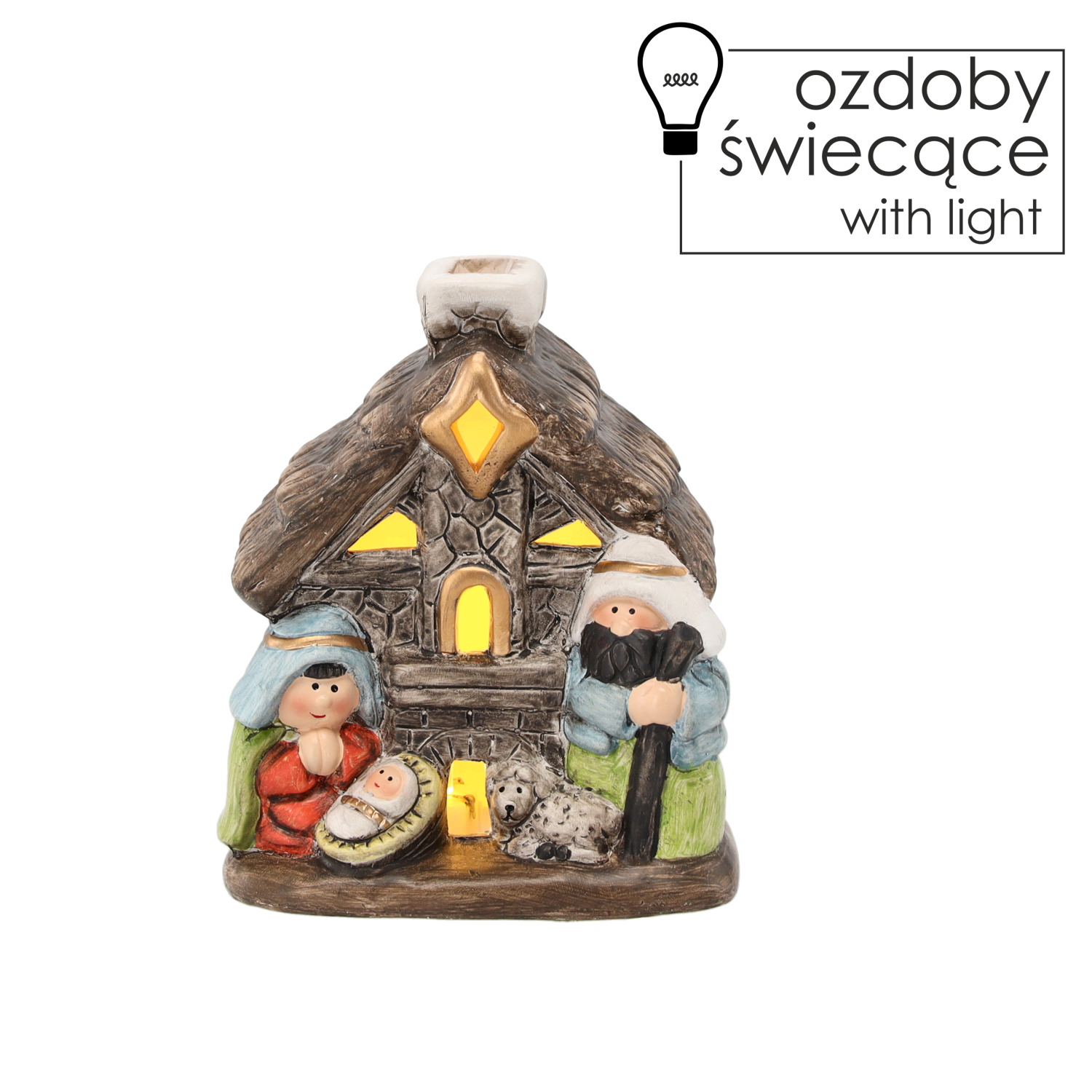 Z VIAN. BETLHEM mini led 10x6x12cm