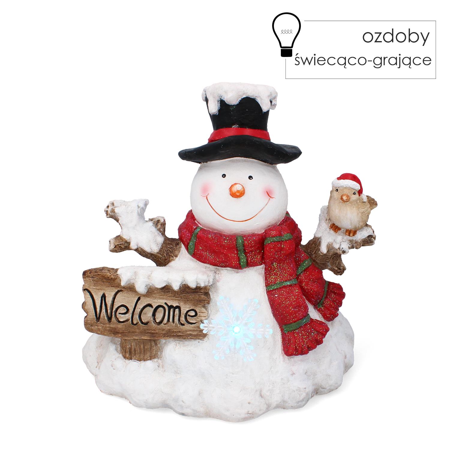 VIAN. DEKOR SNEHULIAK welcome 38x26x38