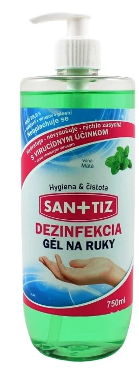 DEZINFEKCIA NA RUKY    750ml