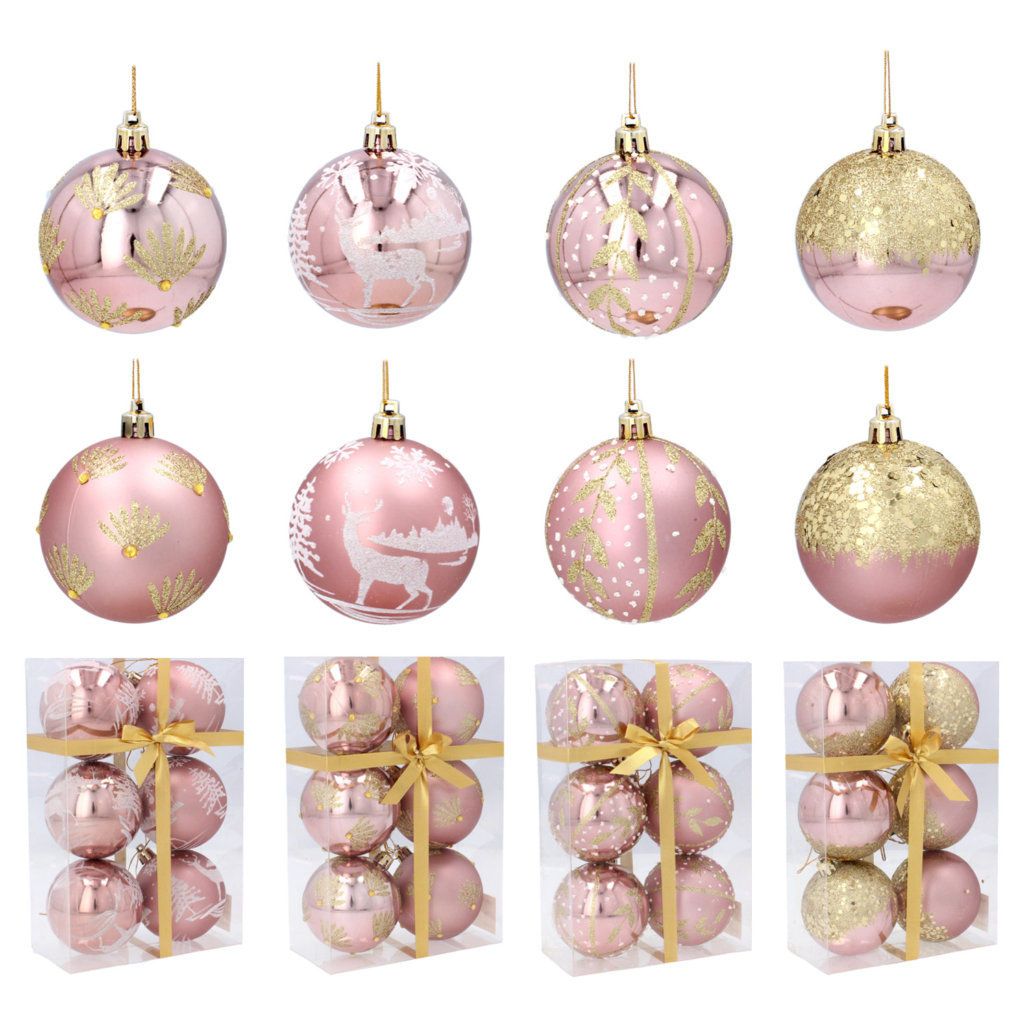 VIAN. GULA dekor 7cm-6ks