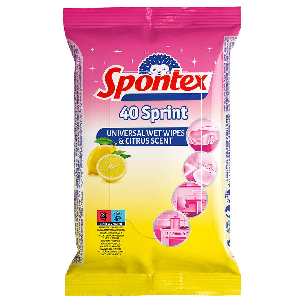 SPRINT VLHČENÉ citrus