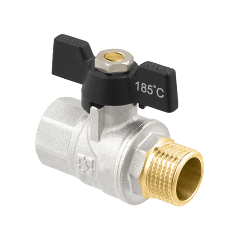 MFm ventil motýl DN 20 1  1" Black PN40