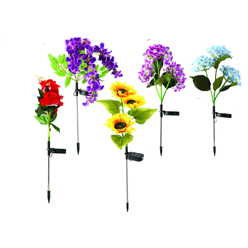 LAMPA SOLAR KVET mix druhov